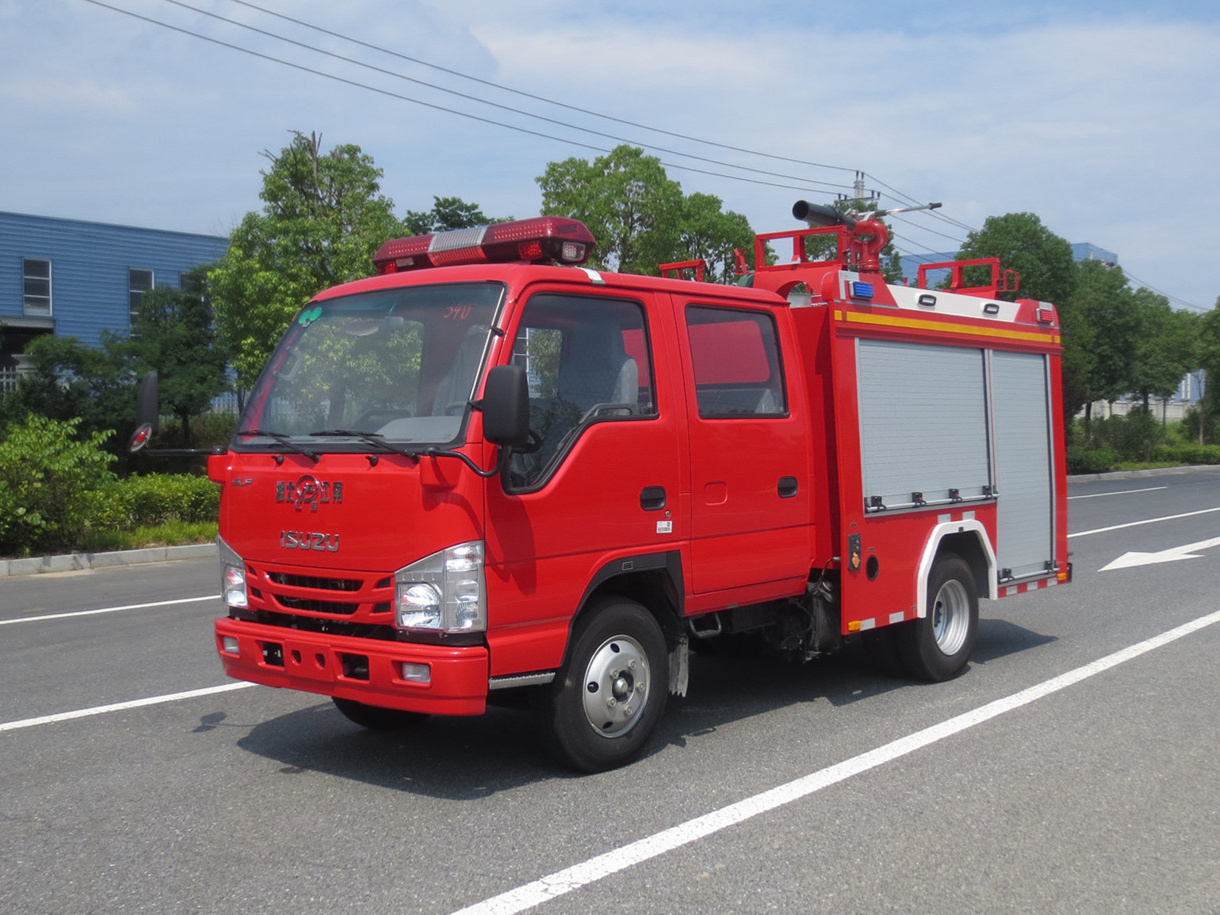 藍牌五十鈴1噸水罐消防車