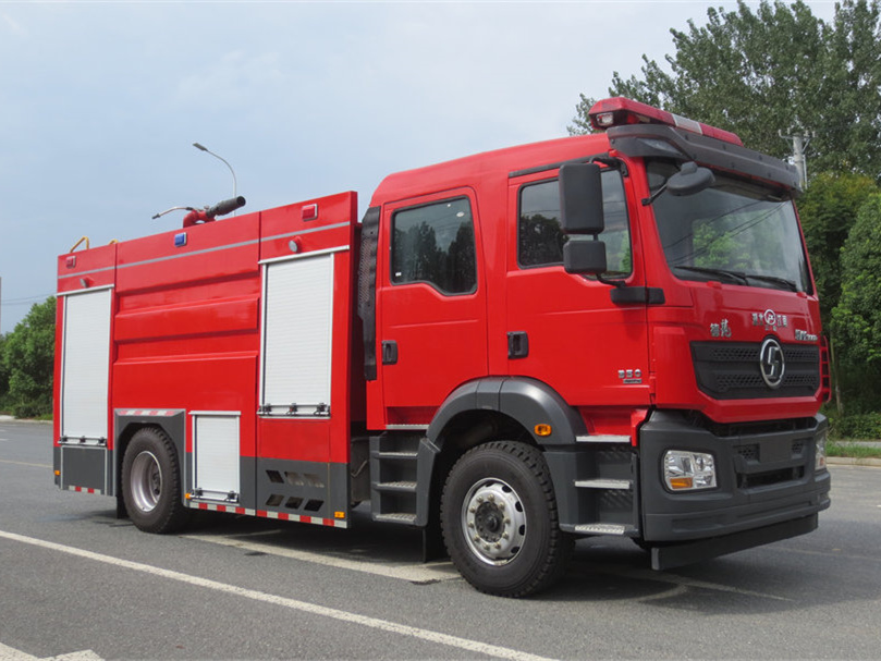 8噸陜汽單橋泡沫消防車